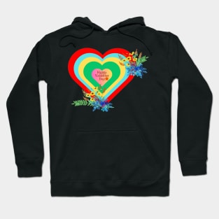 valentine heart design Hoodie